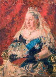 Retrato de la Reina Victoria